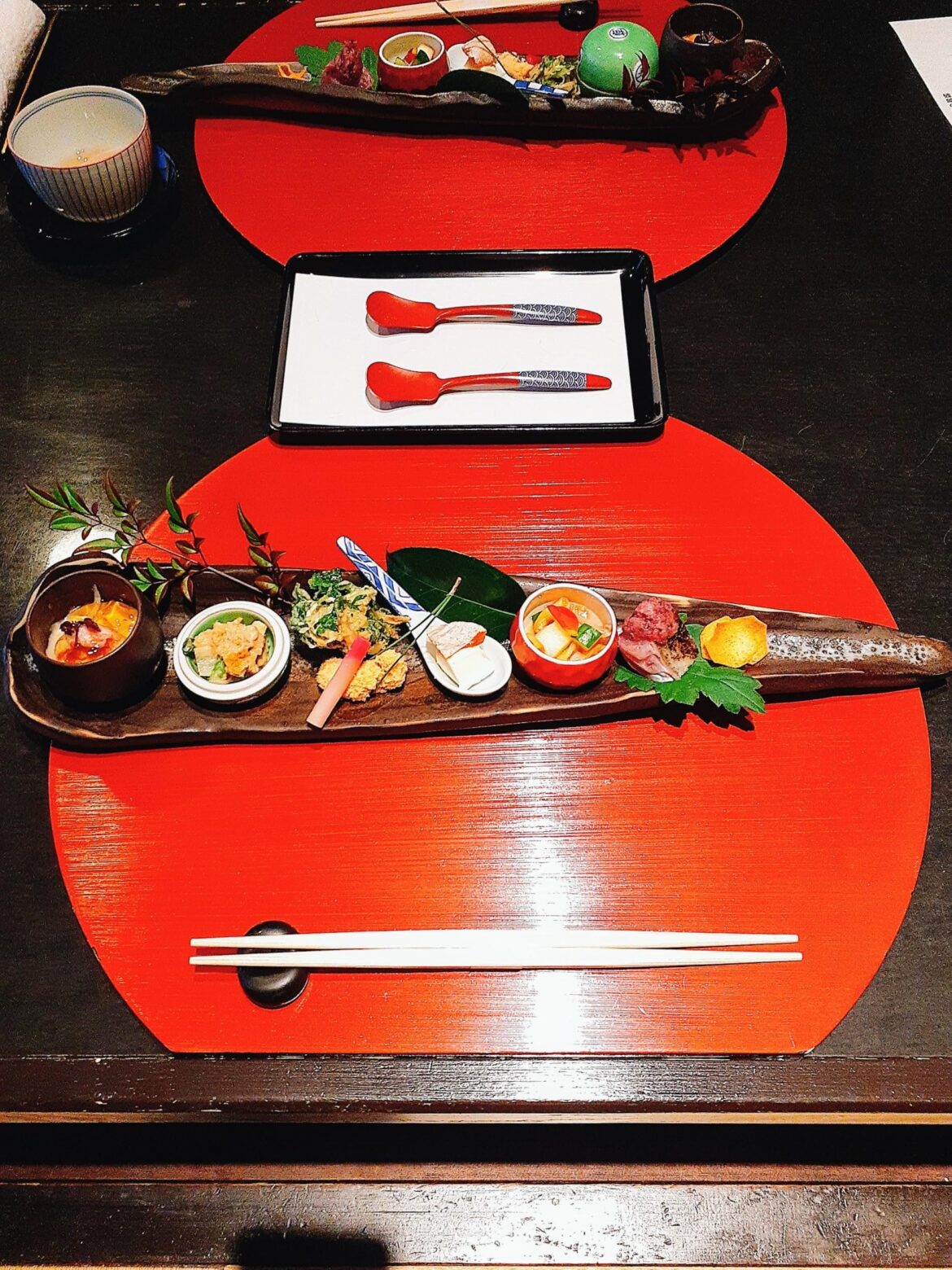 Appetizer for Japanese course, in Kyoto.