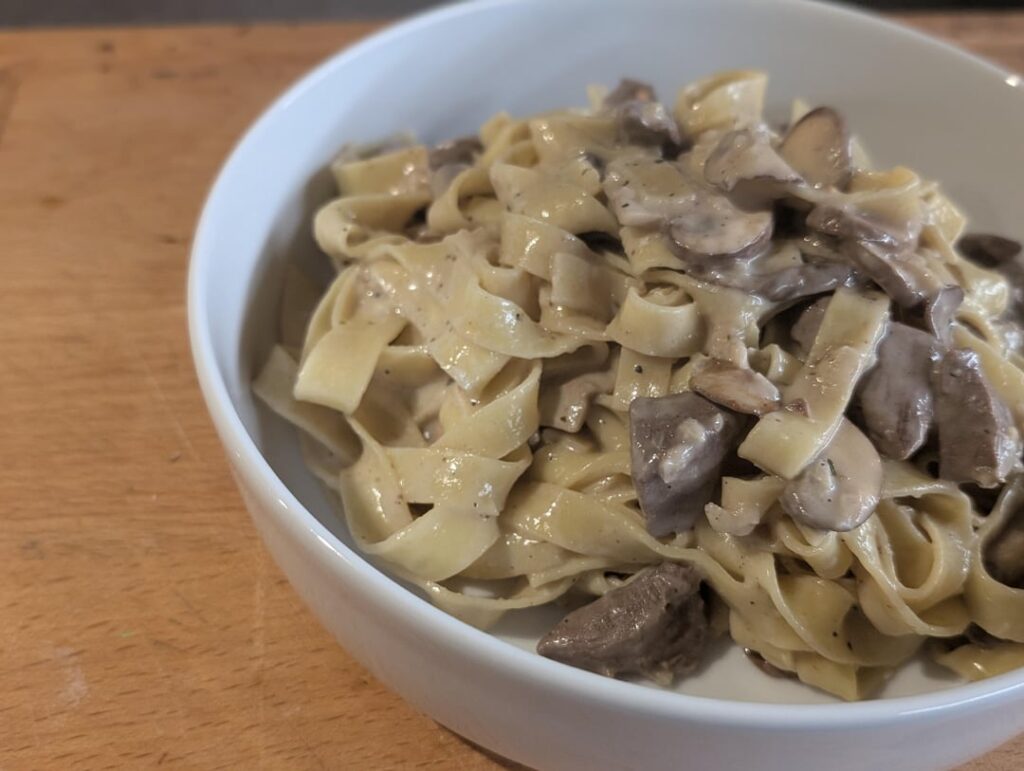 beef fillet in truffle sauce