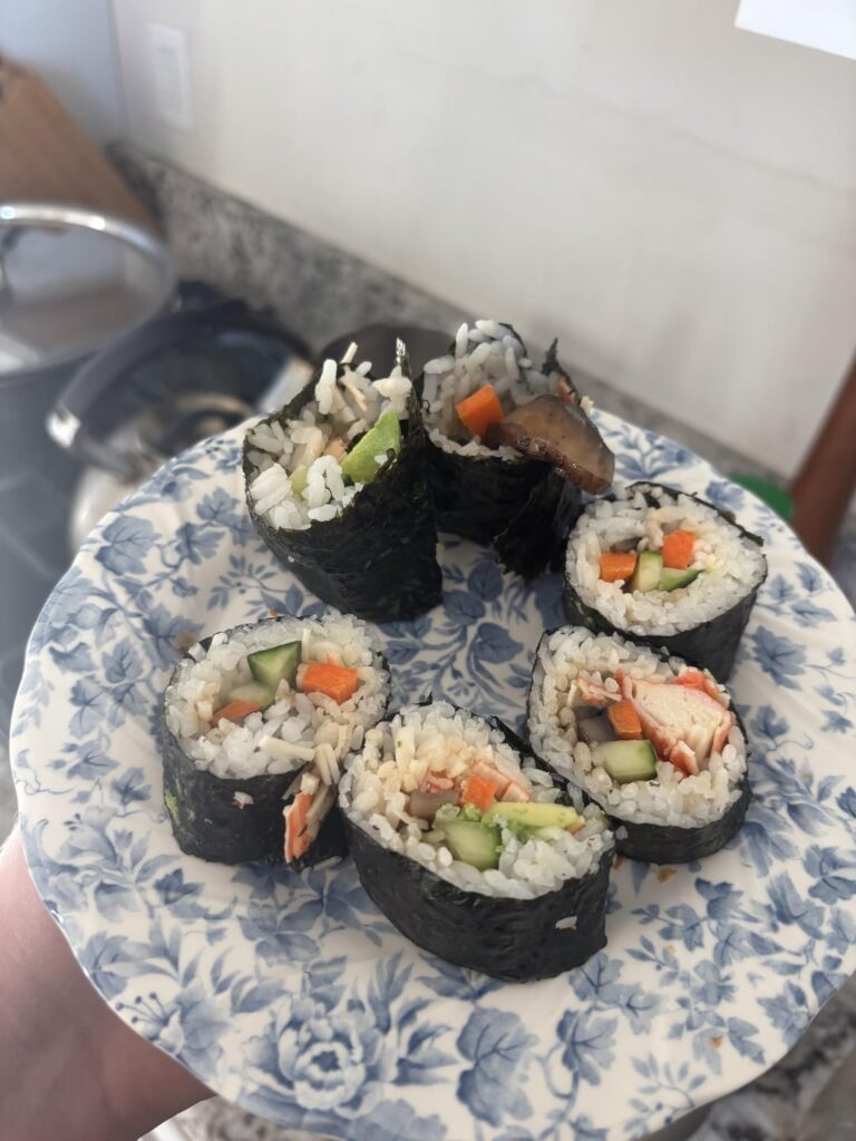 I recently got a Zojirushi rice cooker so I made homemade rolls for the first time in what feels like ages.