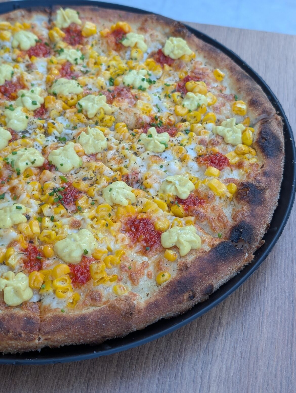 "Triple Corn Threat: Corn Pizza Done 3 Ways 🌽🔥"