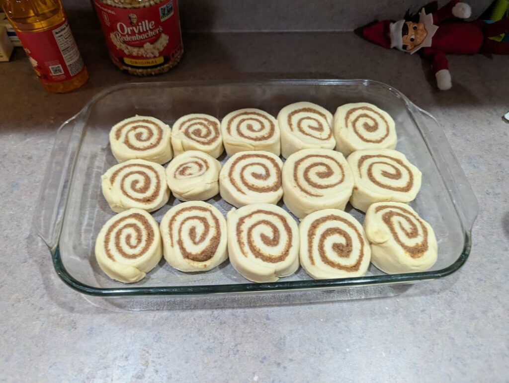 First attempt at cinnamon rolls