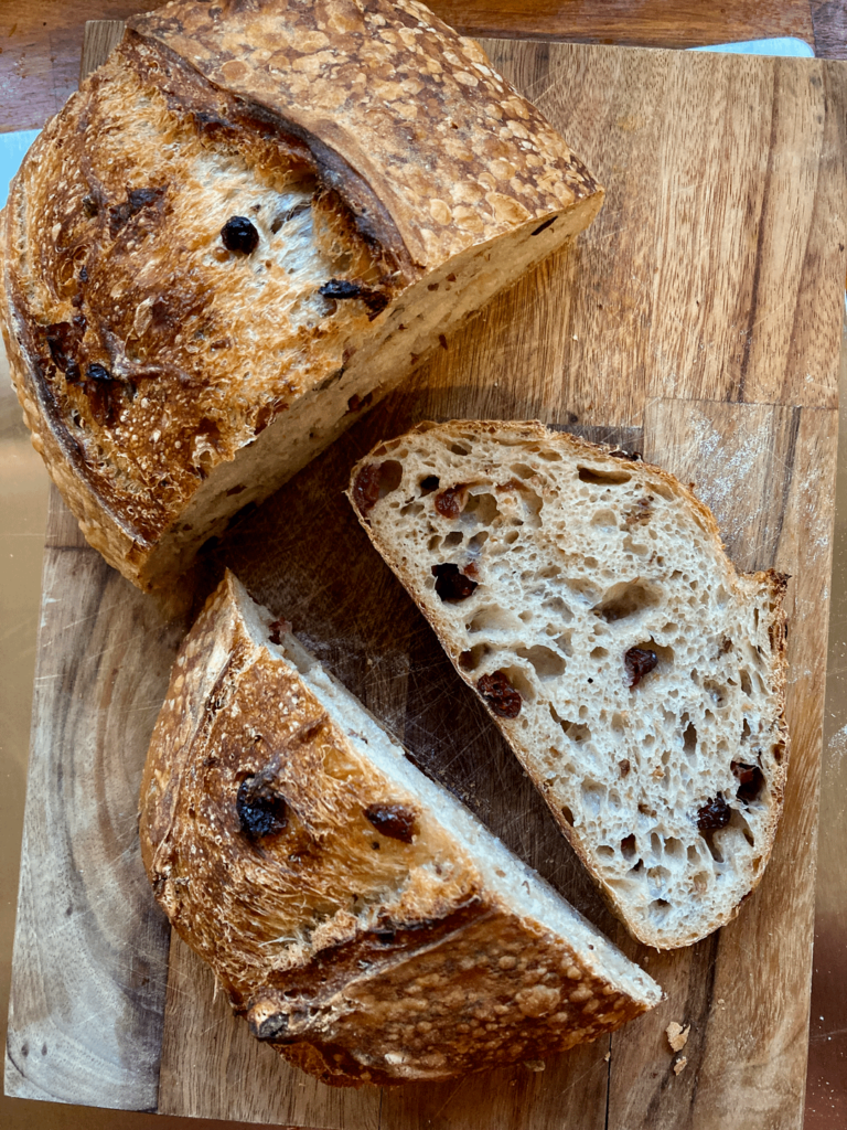 A Festive Sourdough Loaf (sort of) Cranberry and Pumpkin Seed Sourdough