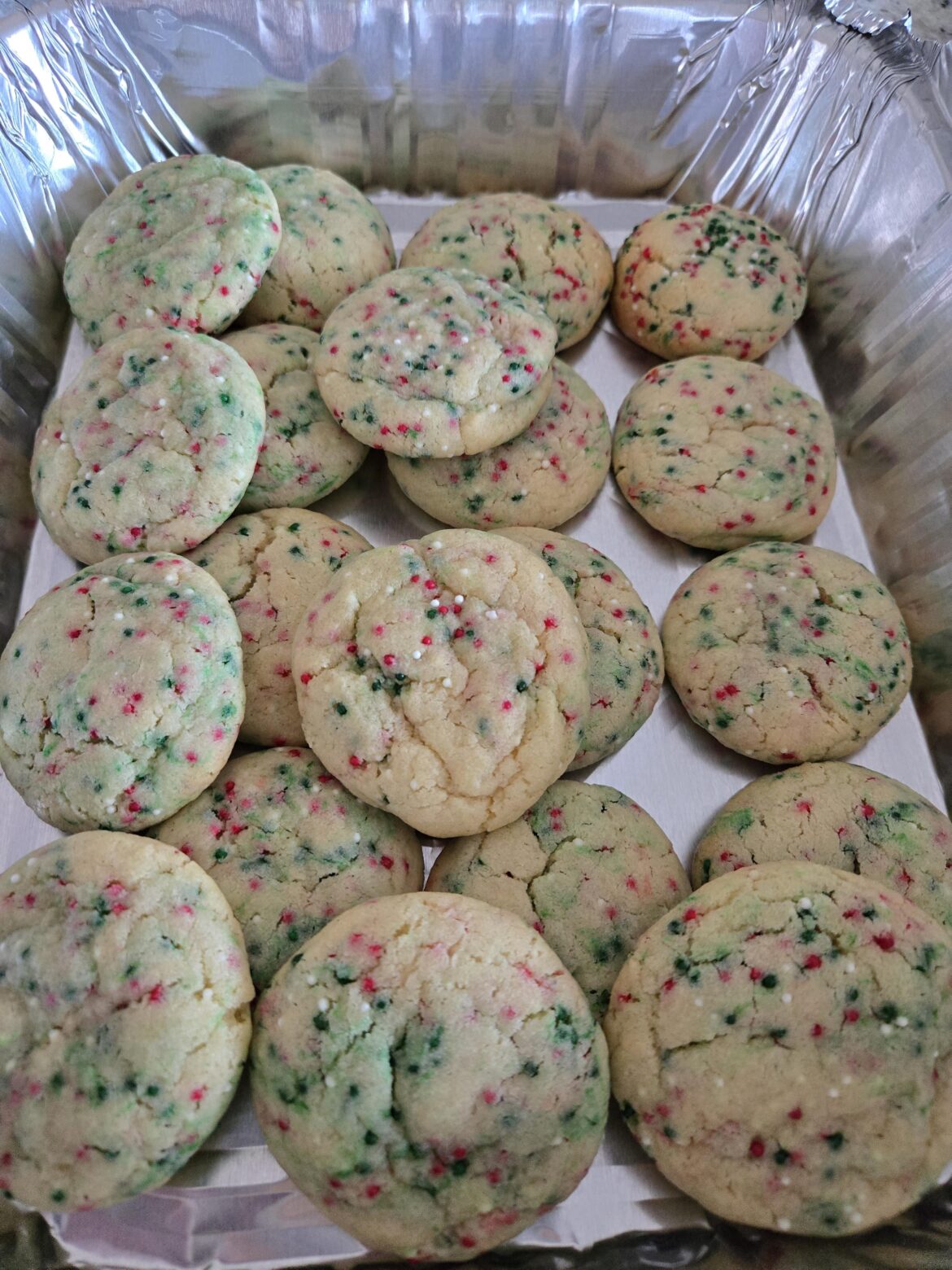 My Christmas cookies. Not as fancy as the ones I see on here, but that's ok.
