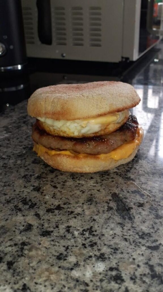 A sausage & Egg McMuffin I made a while a go