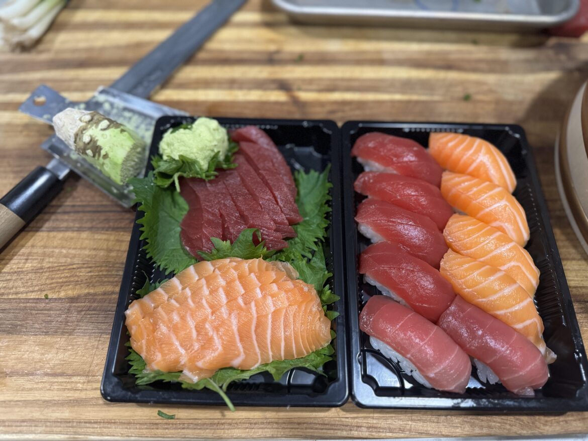 Sushi lunch for my woman