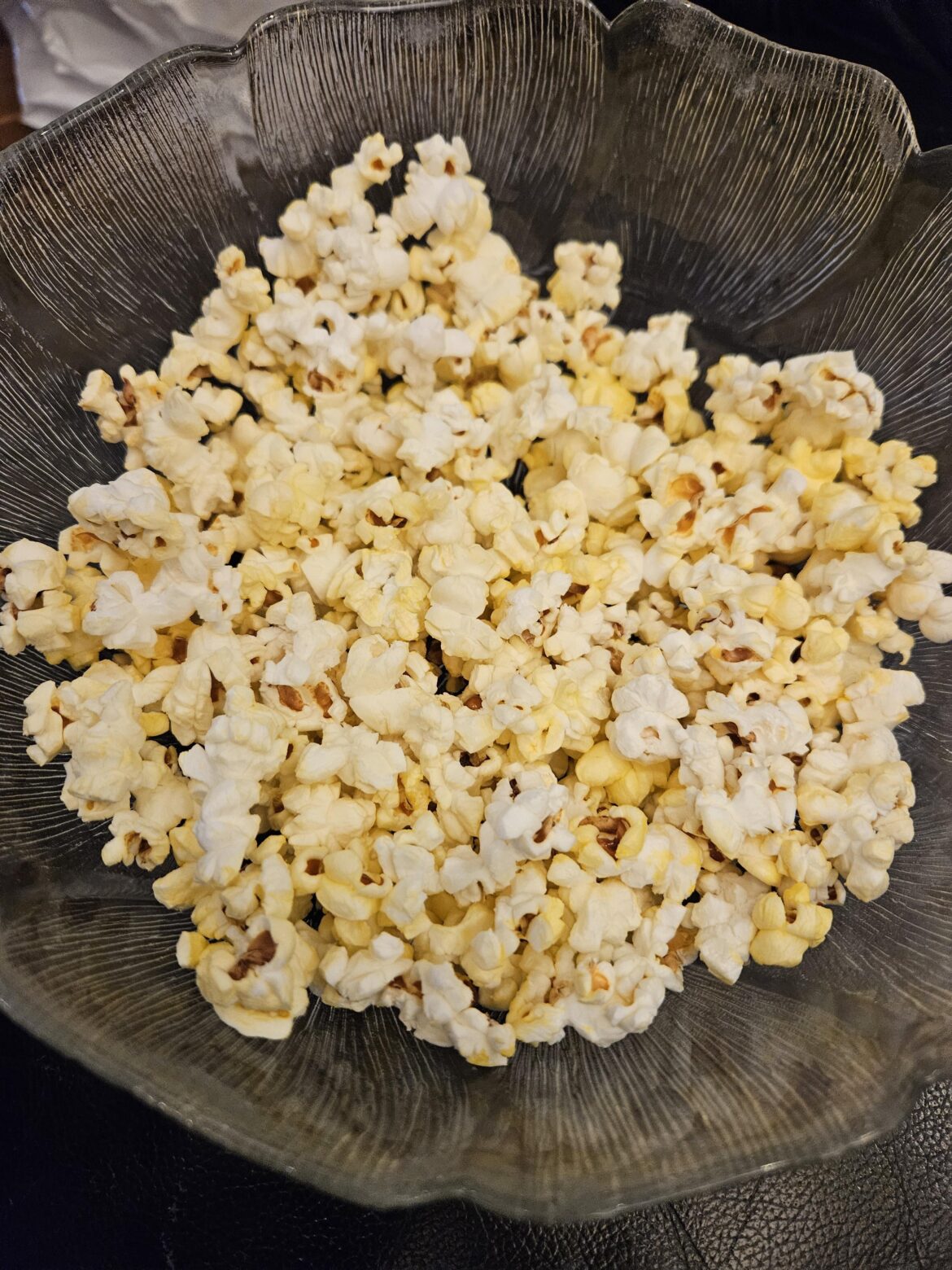 Popcorn, to go with the chess drama. I just hope I bought enough...