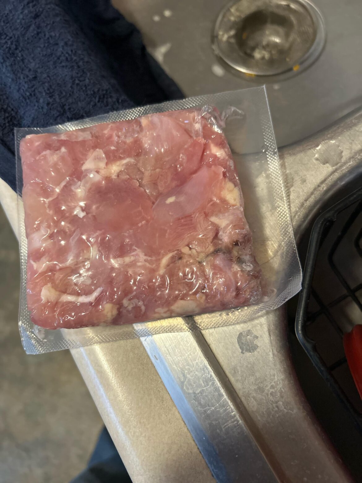 Hole in my package of meat: what can I do about this?
