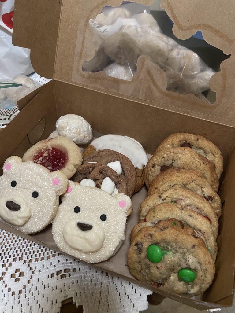 My first ever holiday cookie boxes!