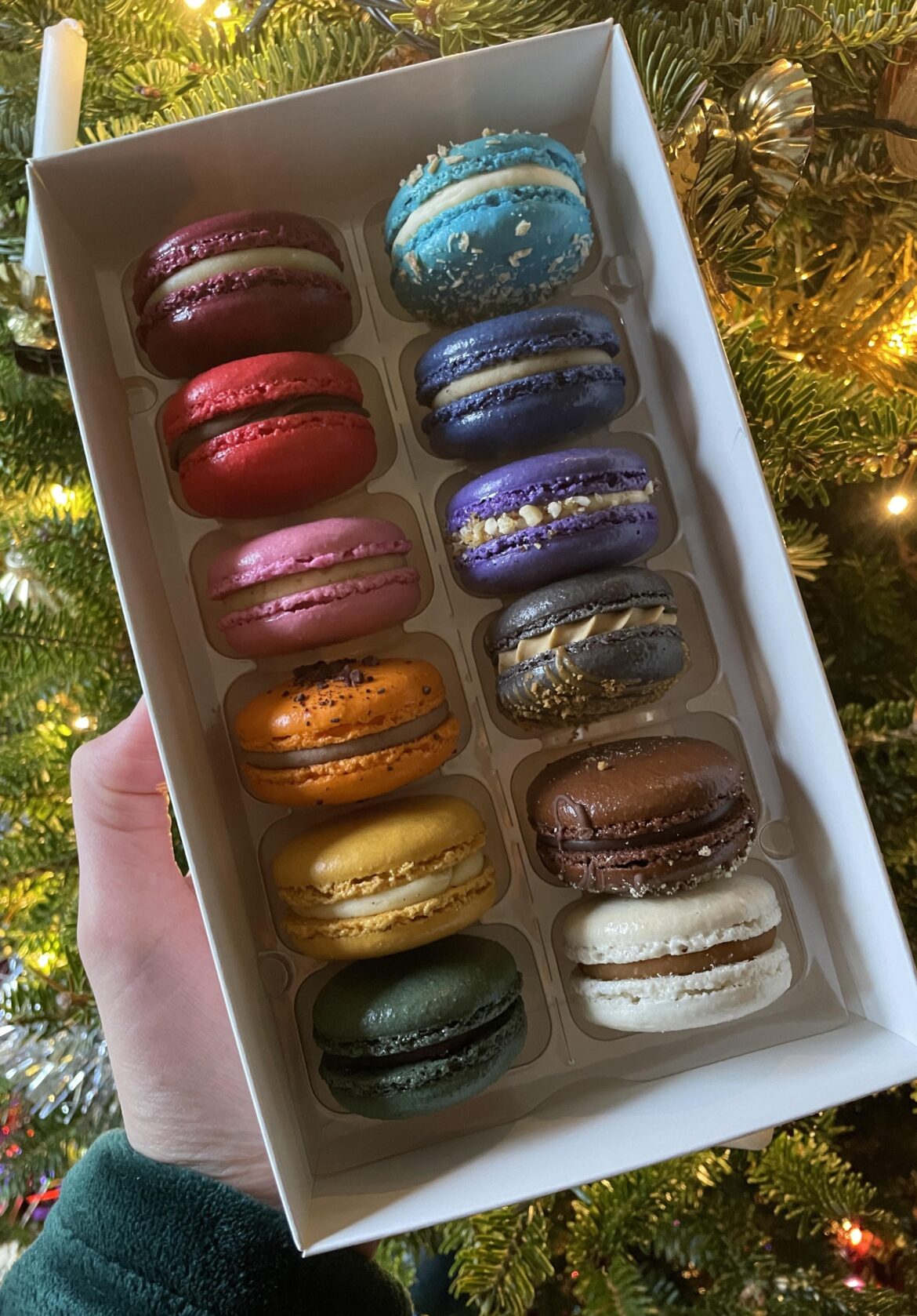 My macaron Christmas gift boxes