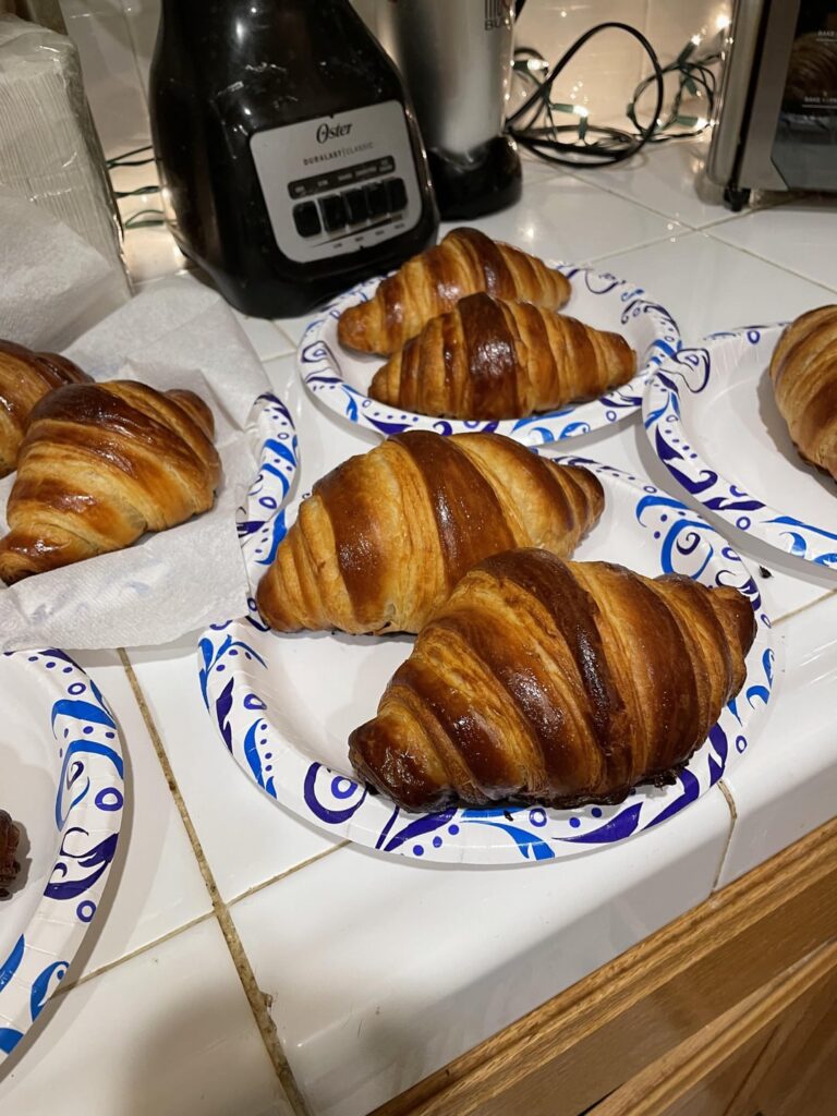 i made croissants for the first time!!