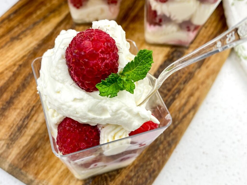 Lemon-Raspberry Cheesecake Cups