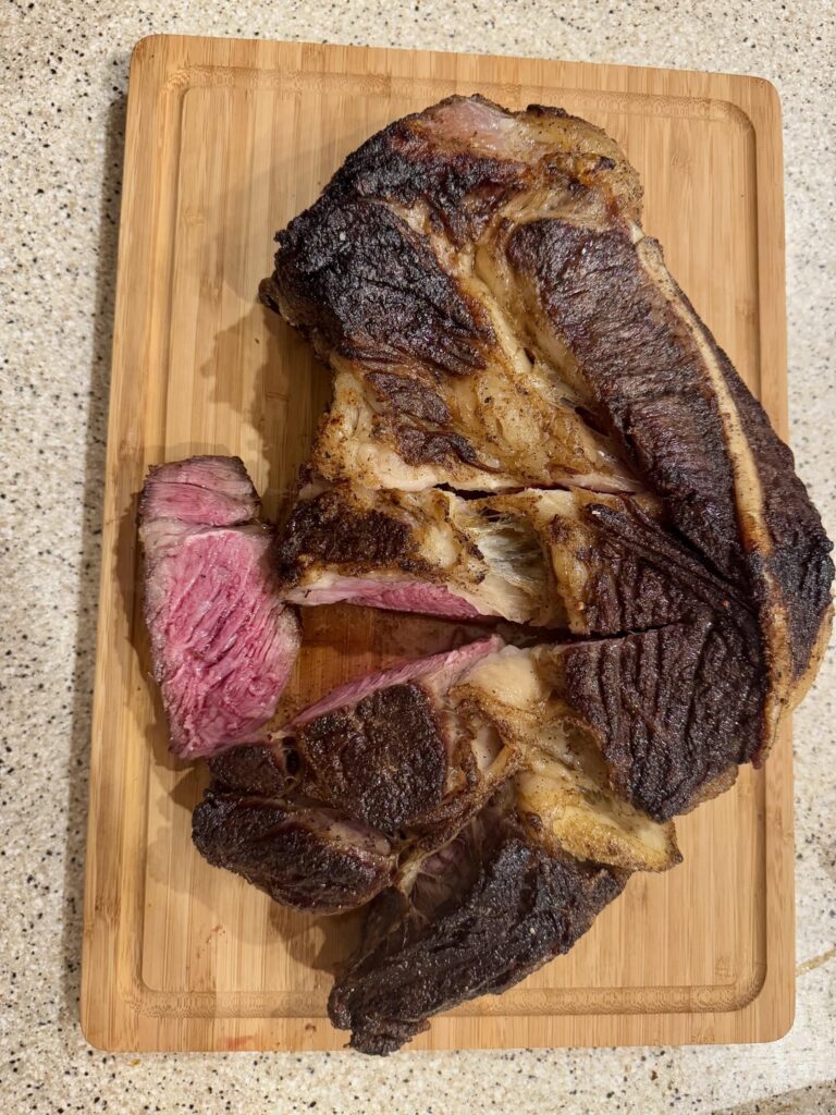 6.4lb Ribeye (reverse seared)
