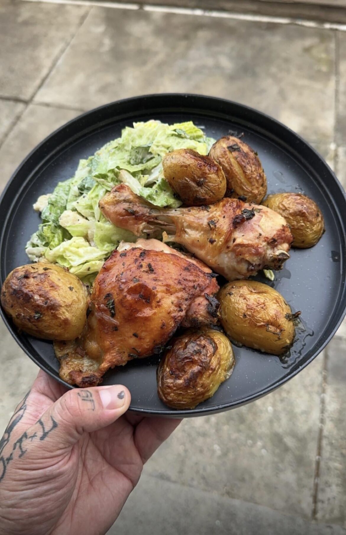 First time making Kenjis One Pan Roasted Chicken & Potatoes.
