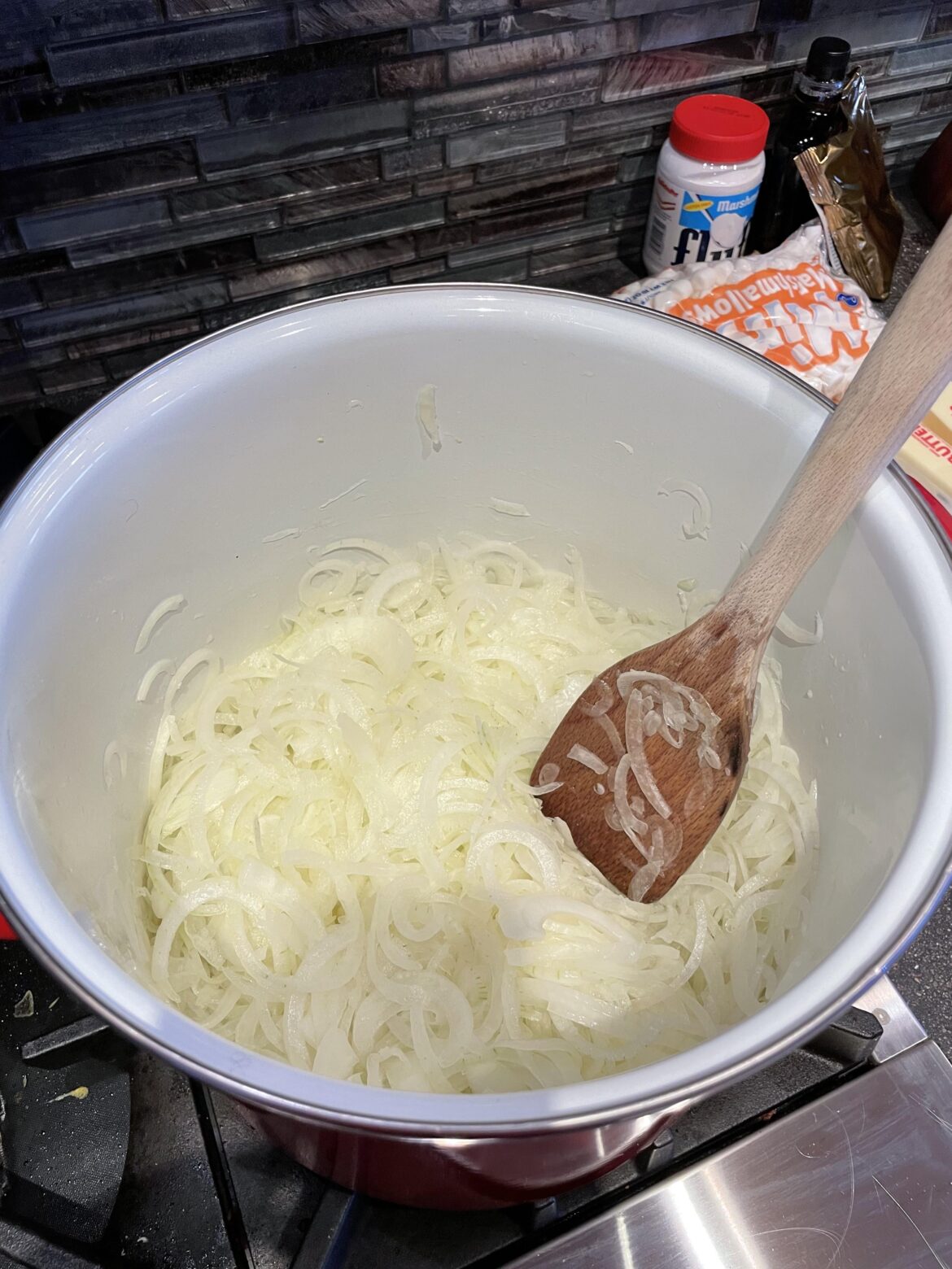 Let the caramelization begin!