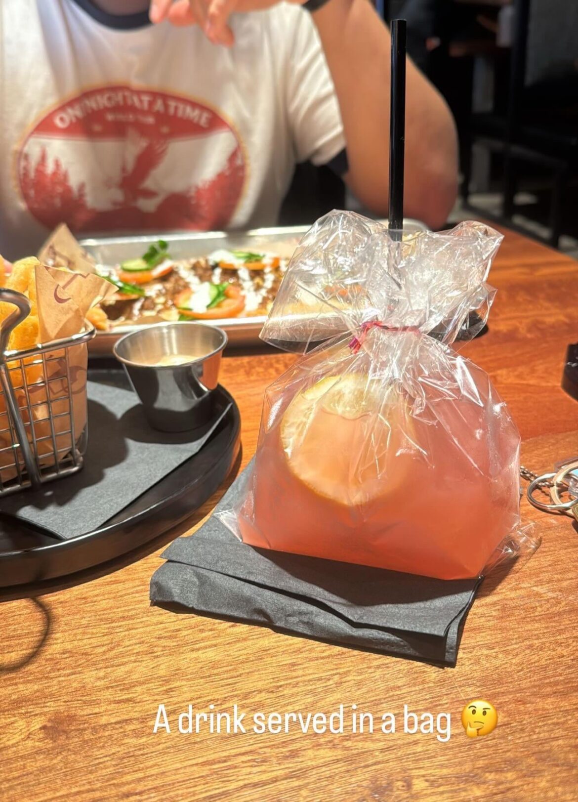Drink Served In Bag
