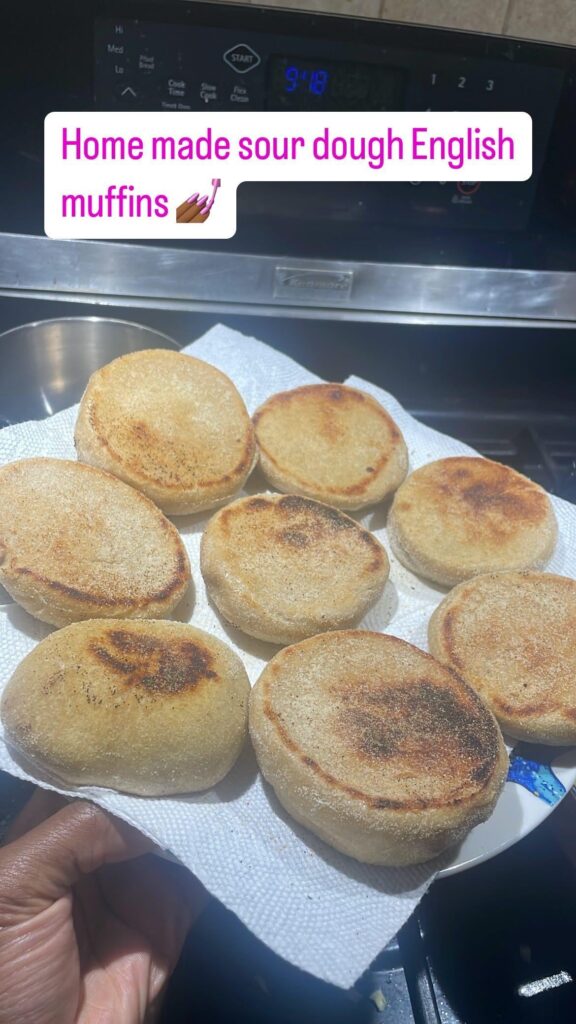 First time making English muffins