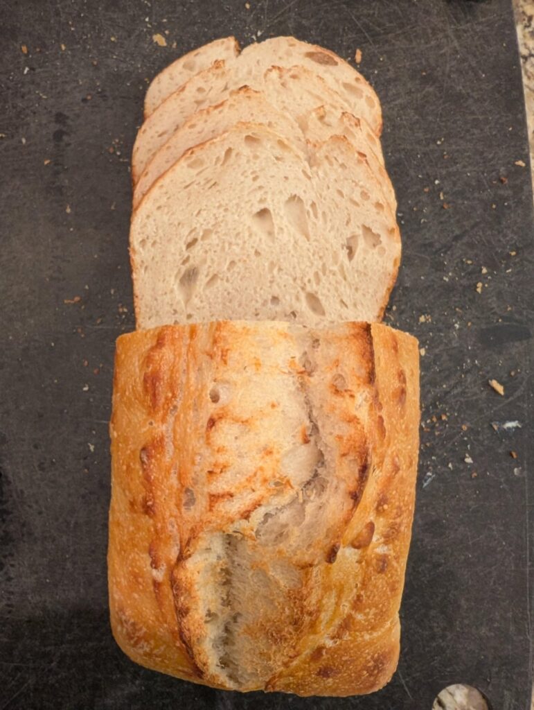 Beginner on the road at the inlaws with no kitchen scale.