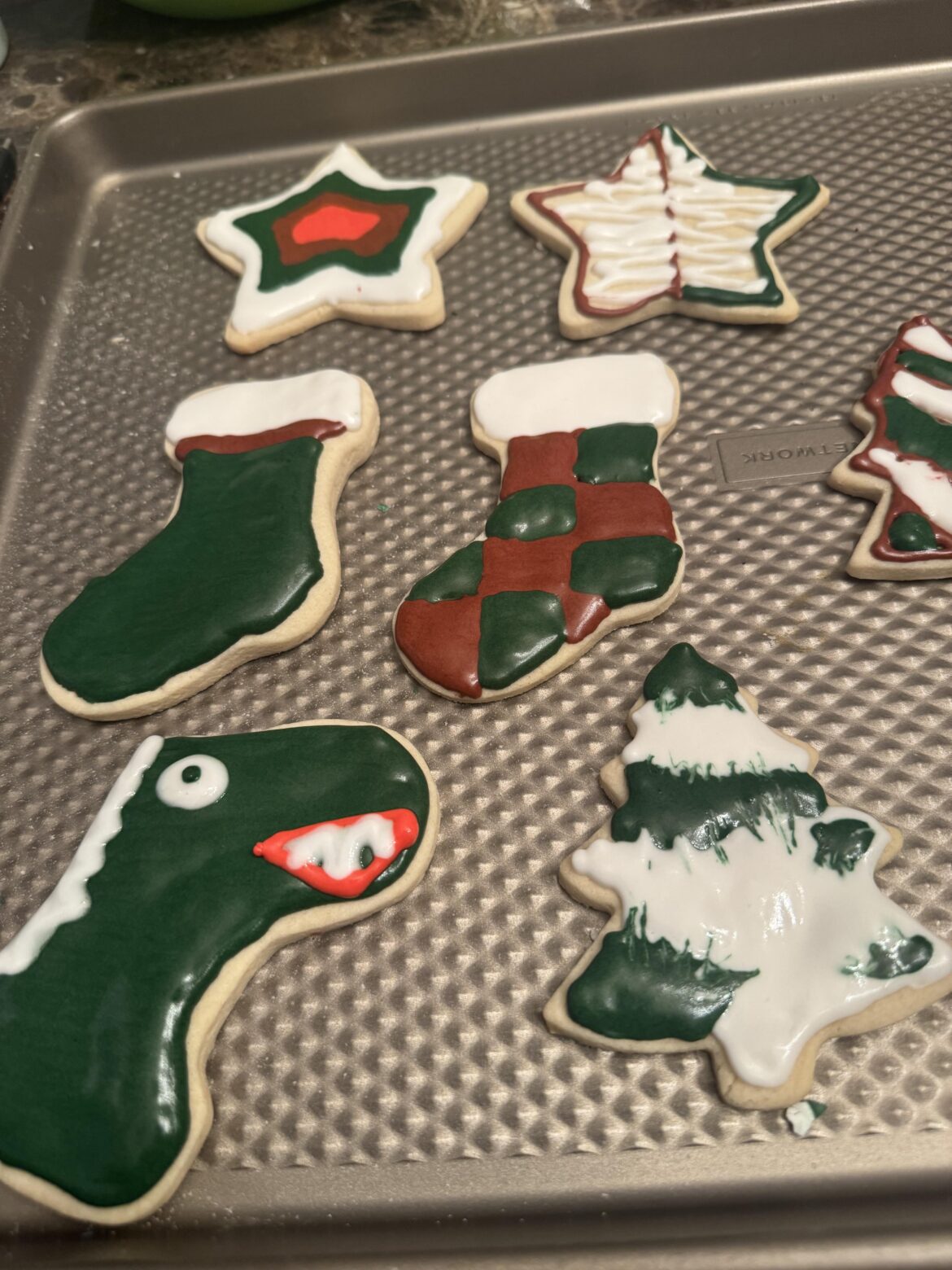 My 2nd batch of decorative cookies ever. Made everything from scratch. I’m proud of them