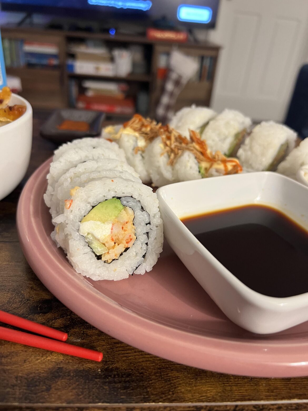 First attempt at sushi and I’m already hooked.