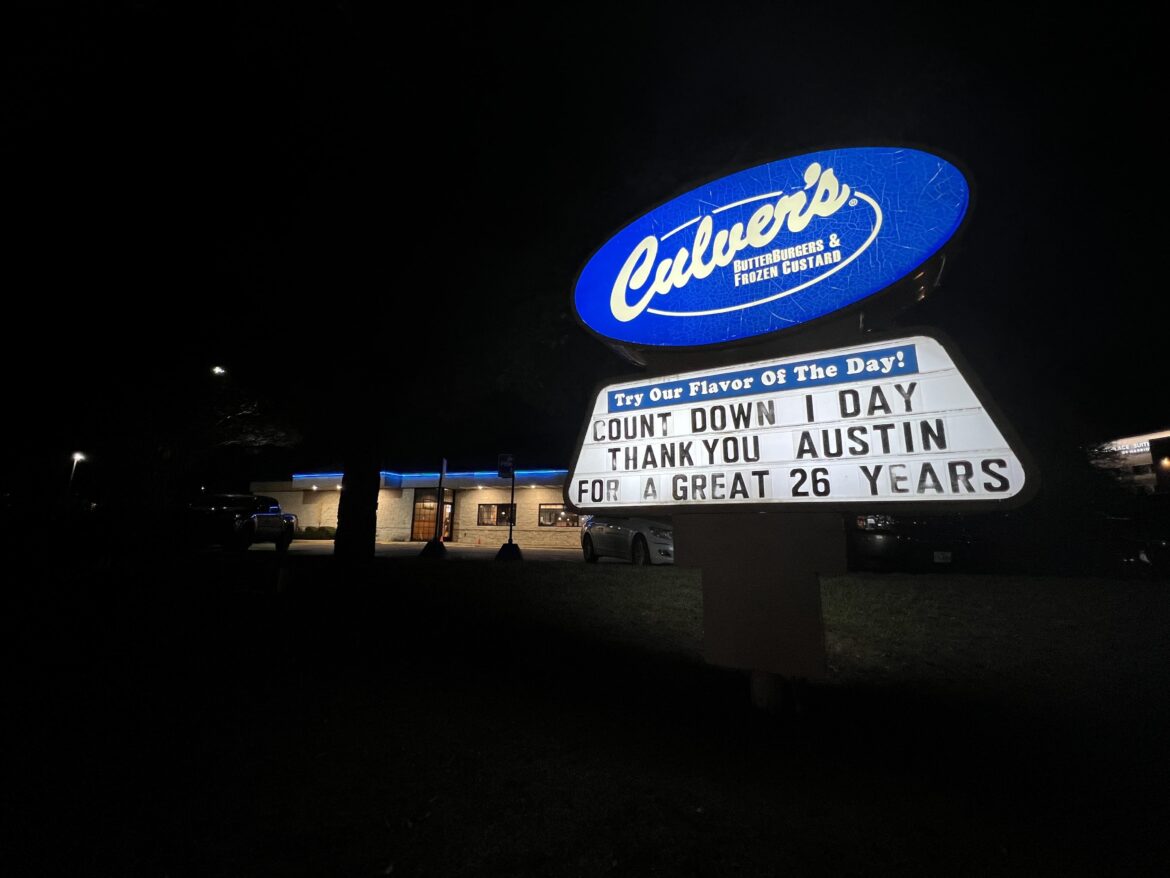 Final day of North Austin Culver’s (12/21/2024)