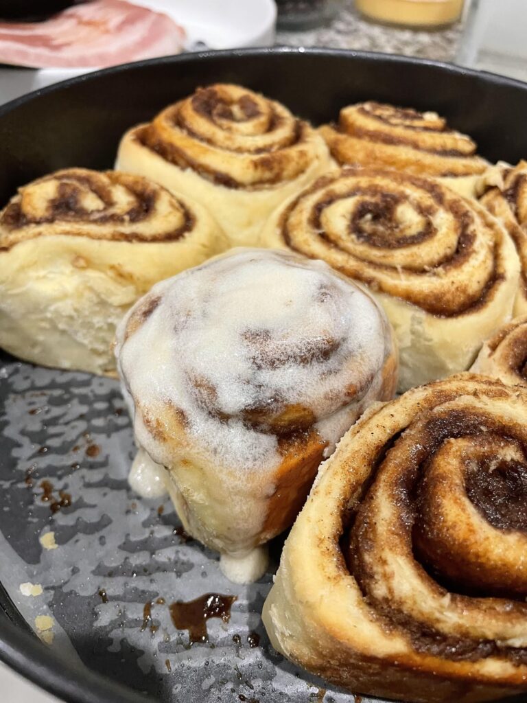 first time cinnamon rolls!
