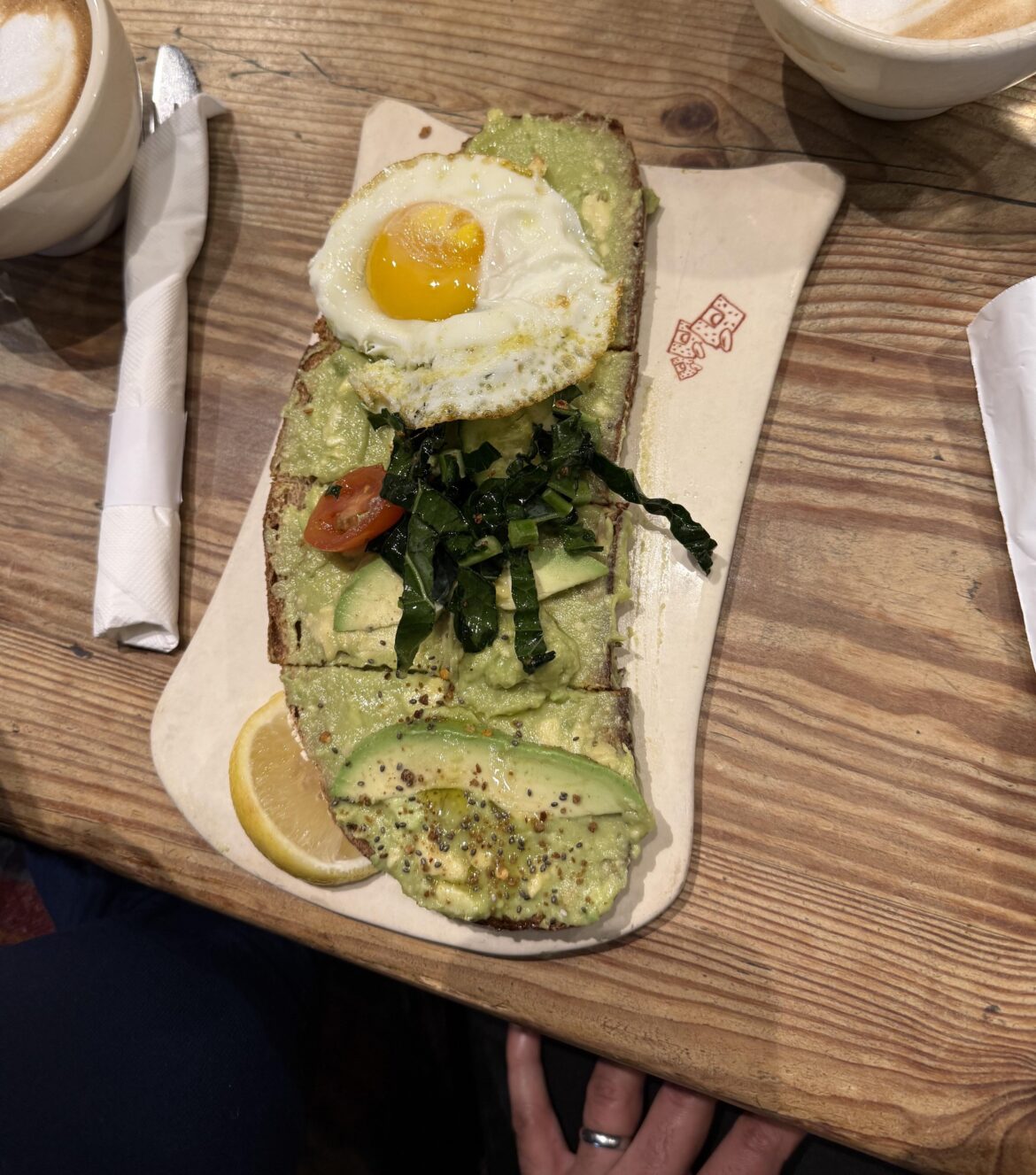 I wonder where the egg yolk will go