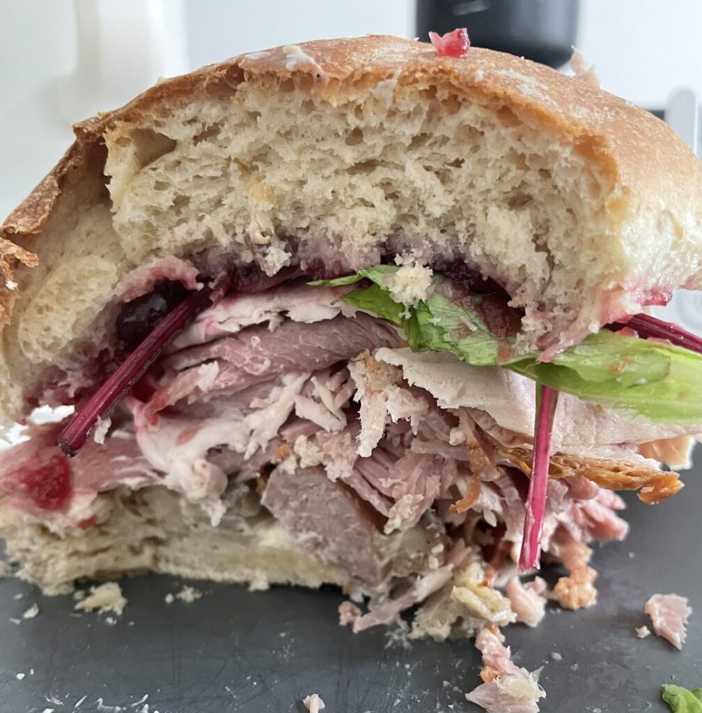 Build your own Christmas sandwich