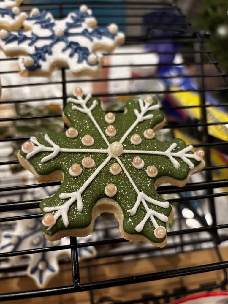 My last minute cookies for a work luncheon!