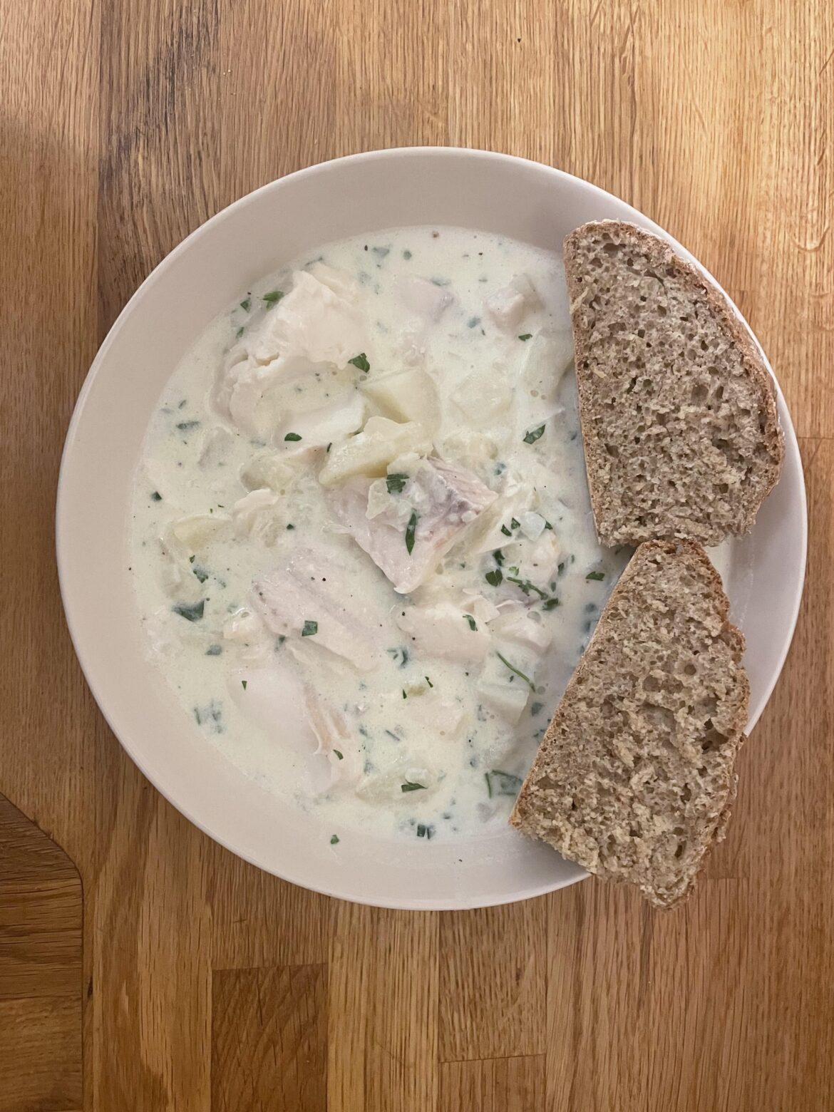 Cullen Skink and Soda Bread.
