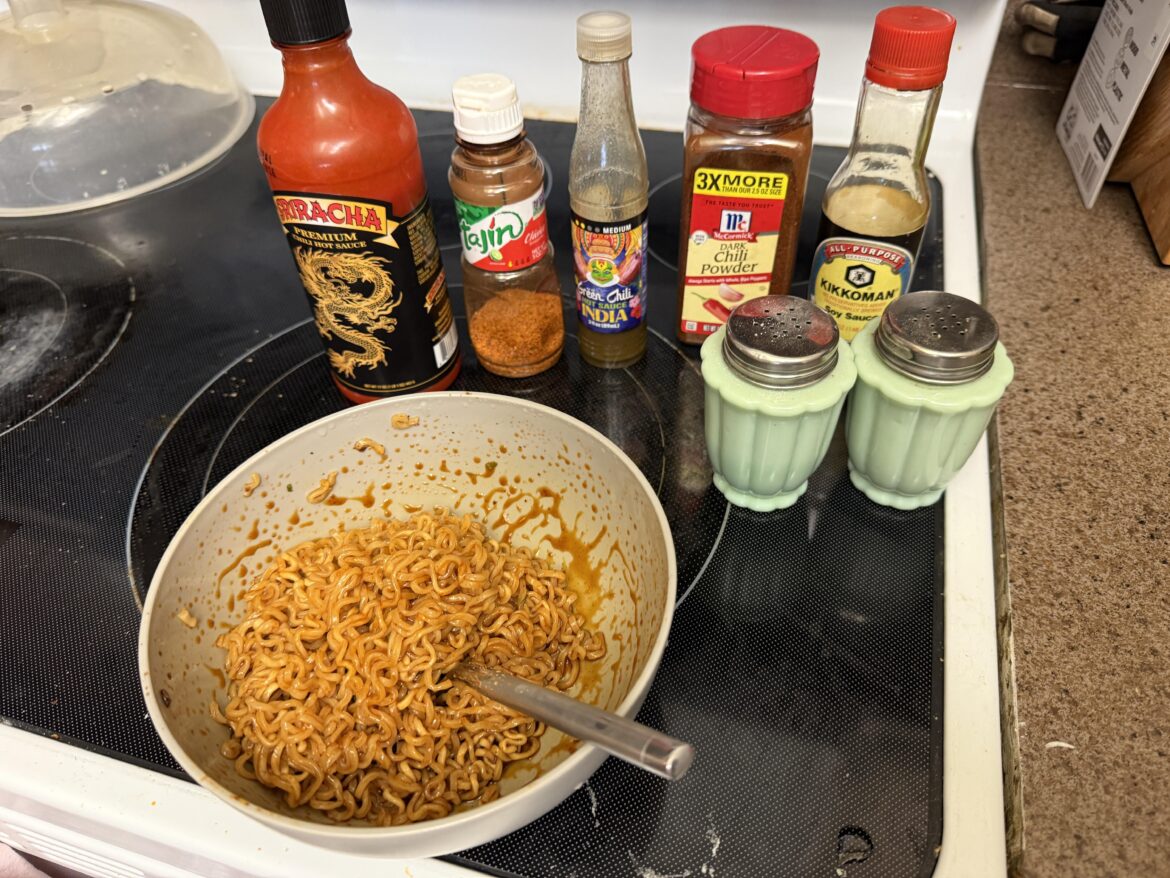 My teenage son makes this almost daily and calls it the B-hole blaster 9000.