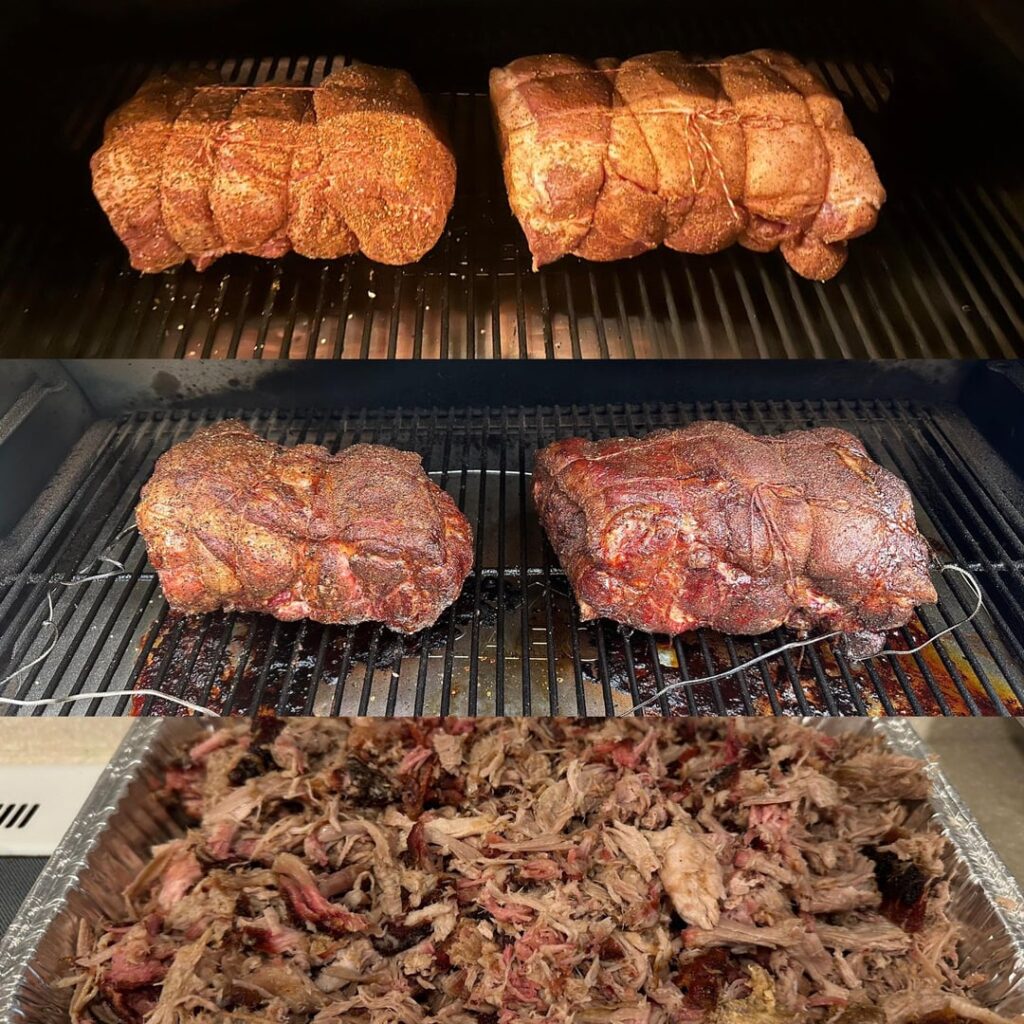 16 pounds of pulled pork!