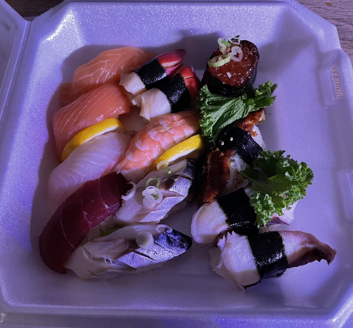 Perks of working at sushi restaurant