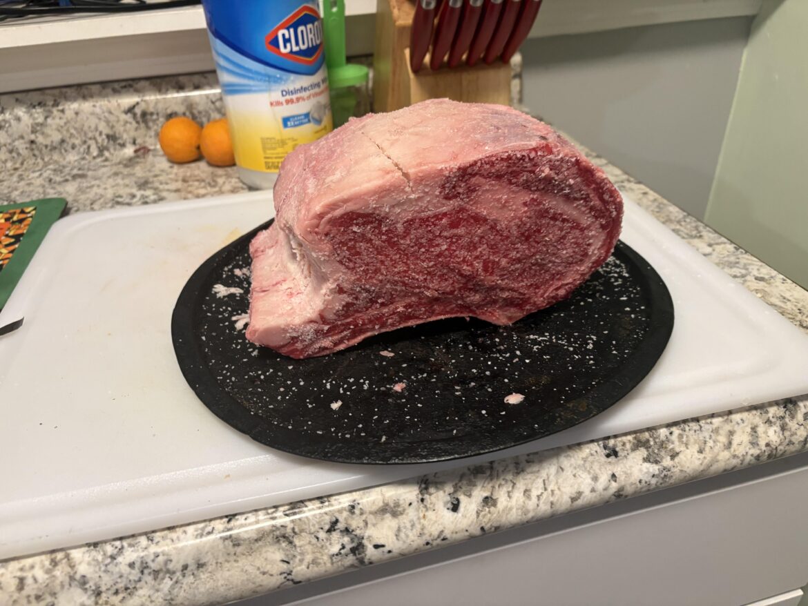 Reheat rib roasts Christmas Day