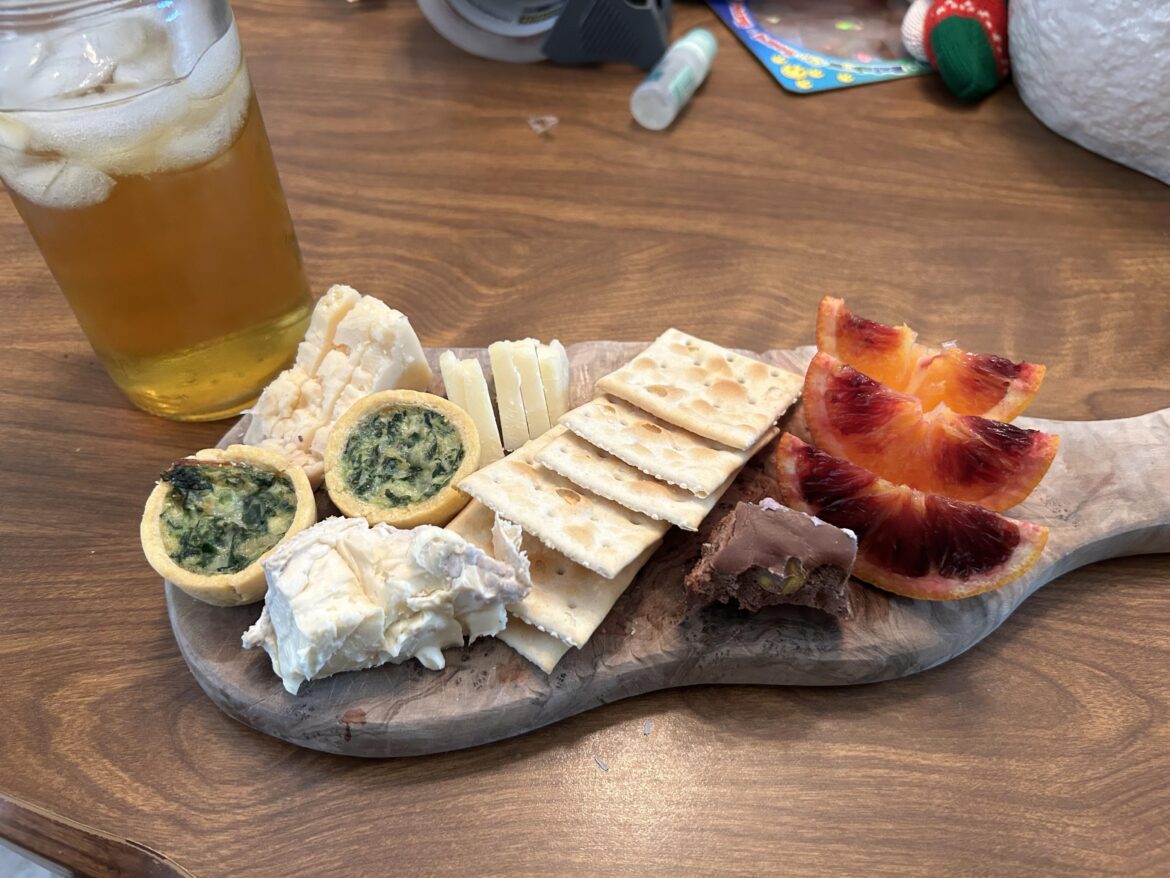 Simple snack board for myself