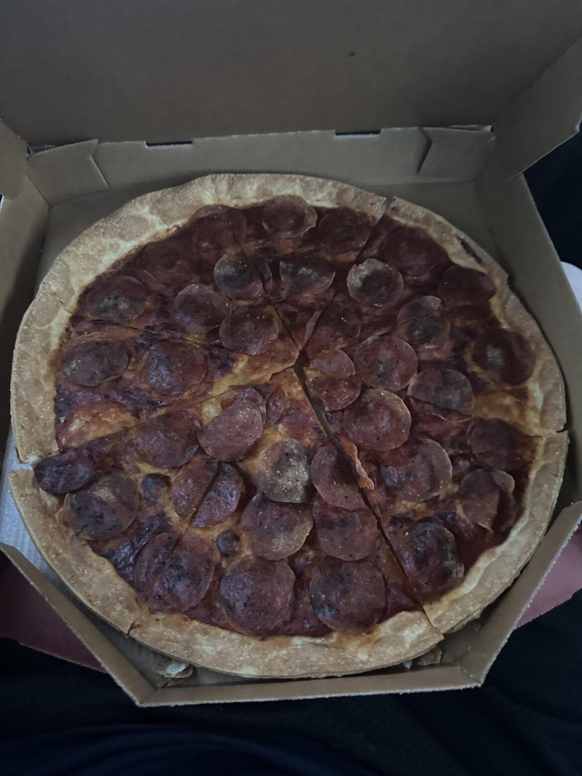 Pizza received today 🤢