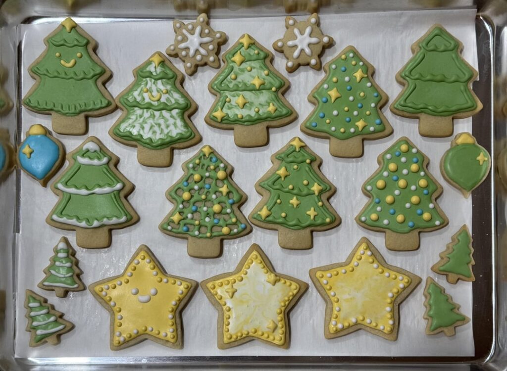Another sugar cookie first-timer here! Major respect for all you cookie decorators!