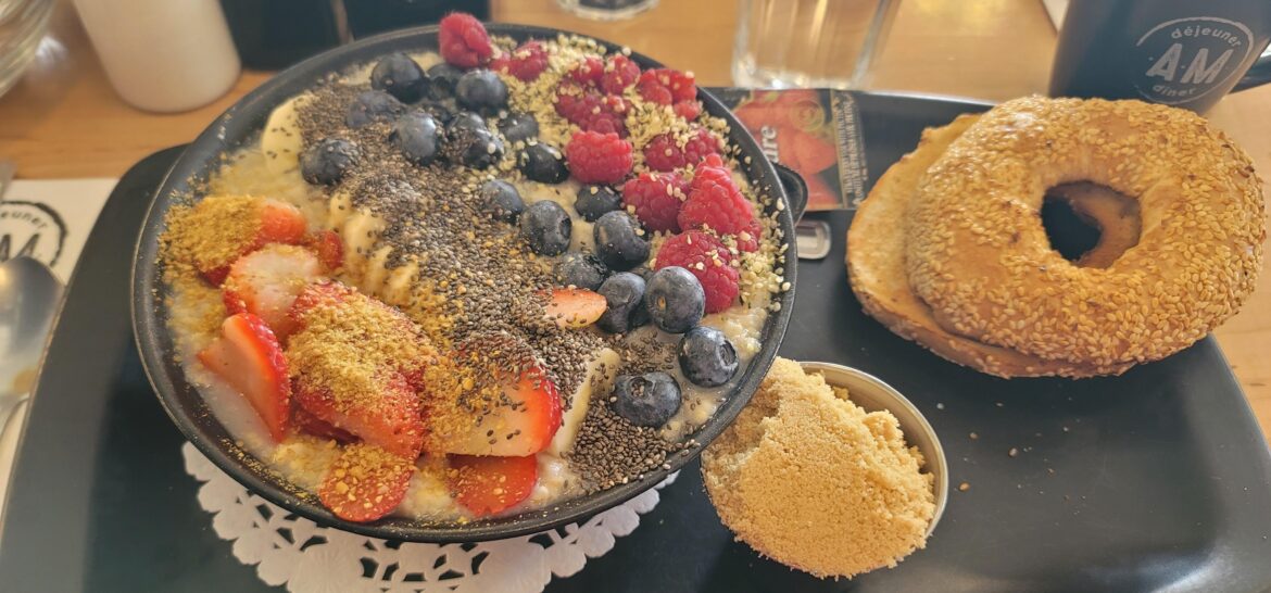 I had to wiggle through the menu but... I got a vegan option for breakfast