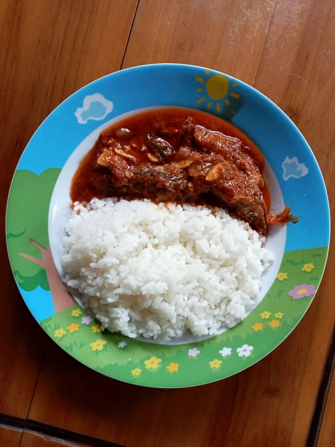 My mom tomato sardine .