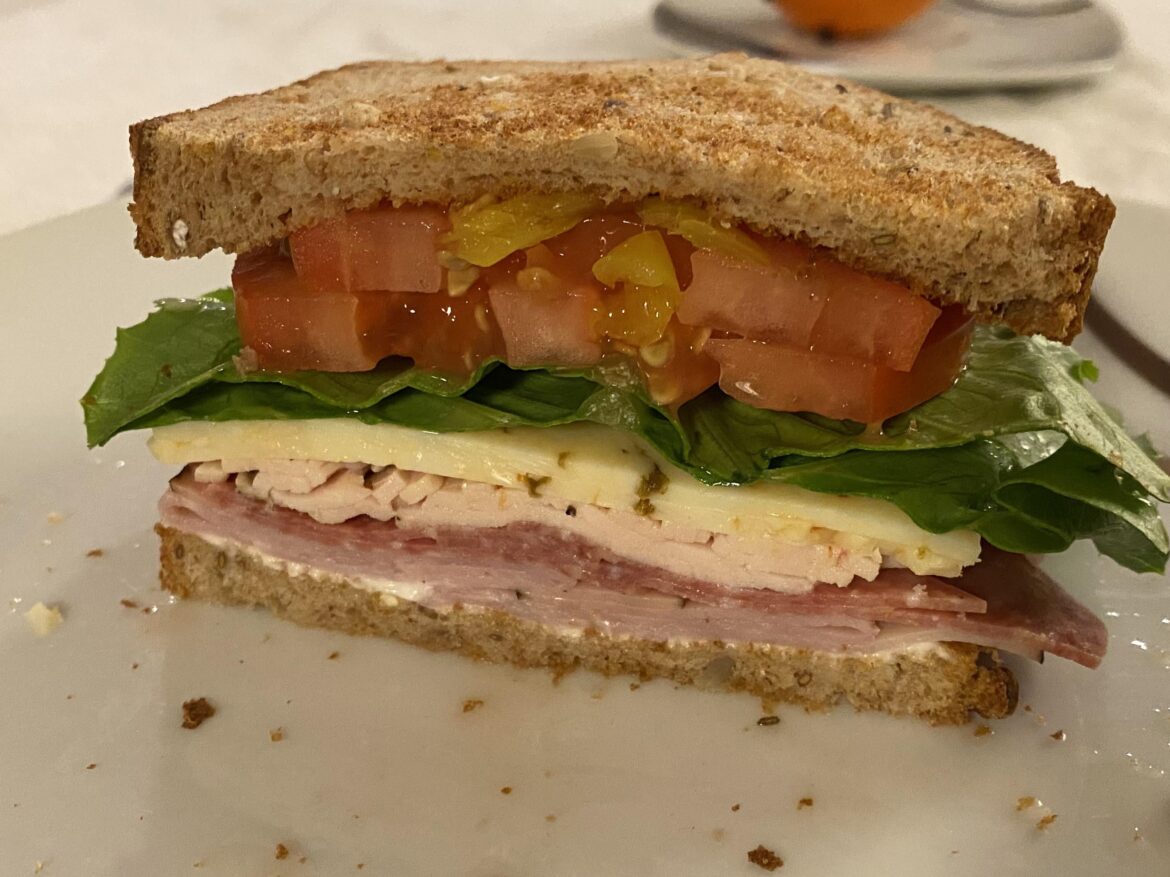 You've inspired me. First quality homemade sandwich in years.