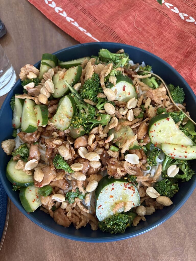Sweet Soy Glazed Chicken Noodle — so many topping 😍