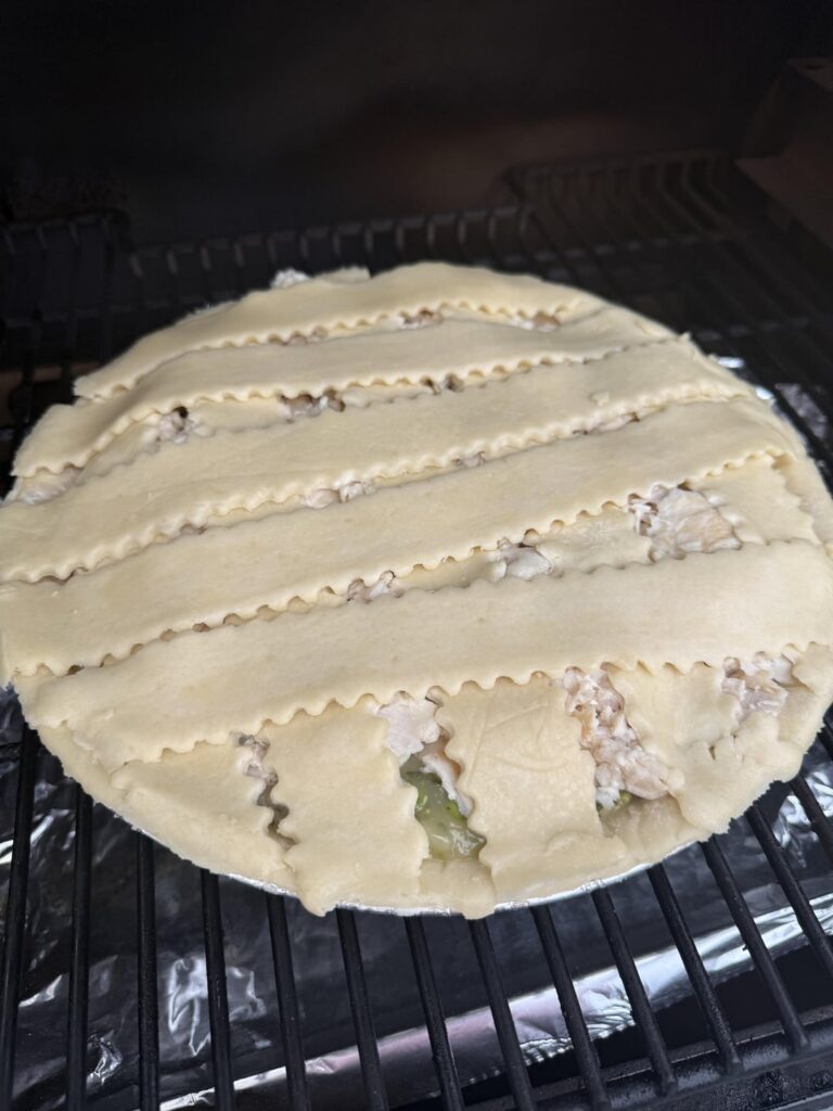 Smoked Chicken Pot Pie