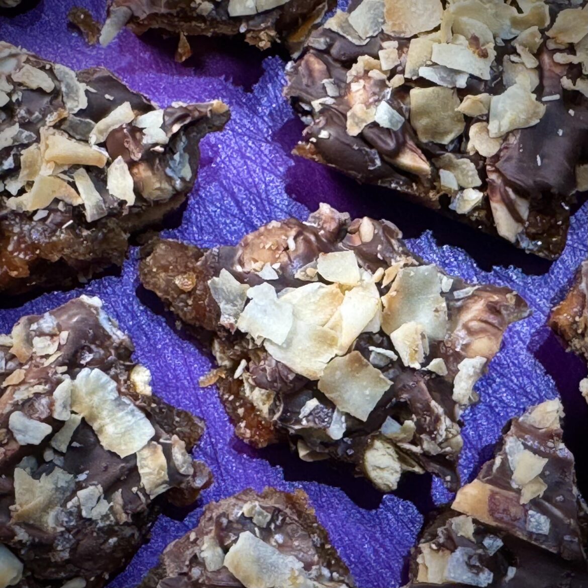 Stella’s brittle recipe that I customized for my sweetie