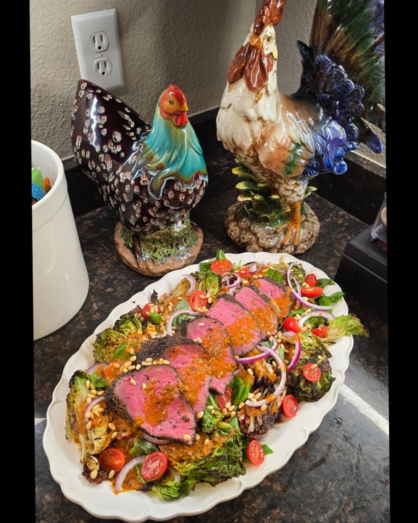 My husband said bbq restaurants always overcooked tri-tip so he never liked it. I took that as a challenge to learn to cook a good tri-tip.