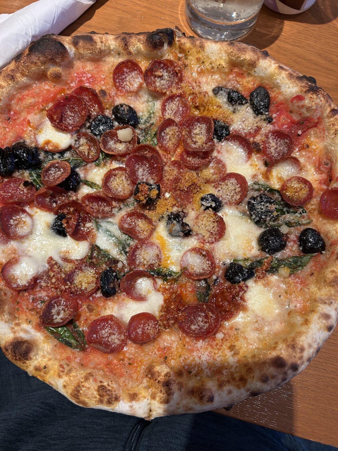 Pizza at Mattachioni West today