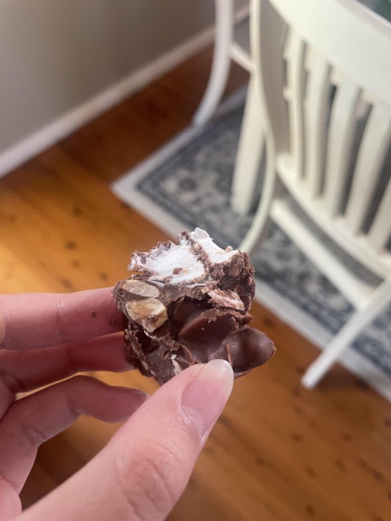 Calories in this homemade rocky road?
