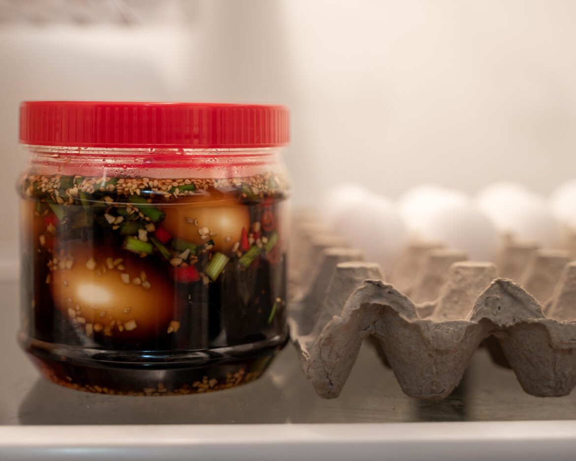 Marinated eggs, so simple but forever a favorite. (Recipe in comments) Marinated eggs, so simple but forever a favorite. (Recipe in comments)