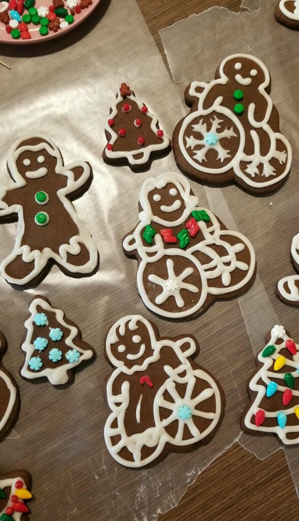 finished gingerbread cookies!