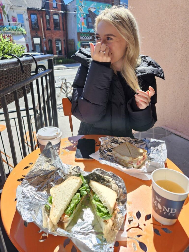 I love my girl nearly as much as I love the almond butterfly 😋