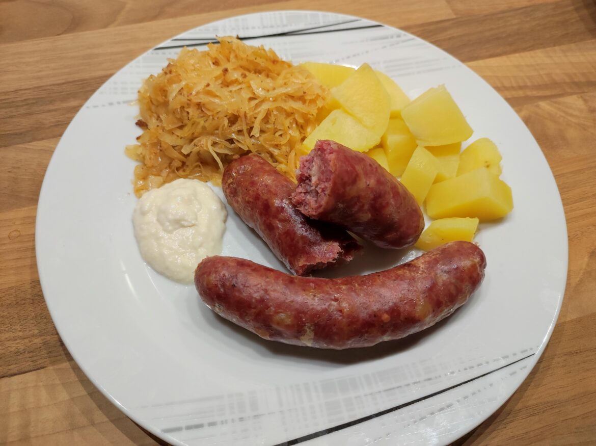 This year's sausages came out good