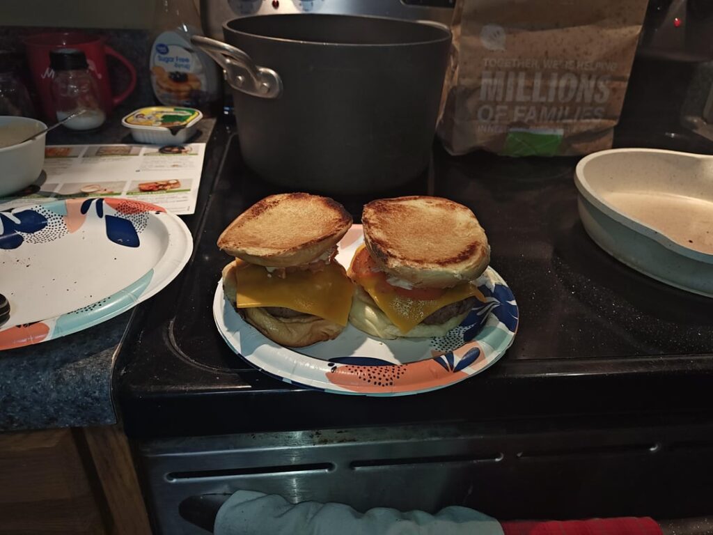 Update: made the stupid upside down burgers